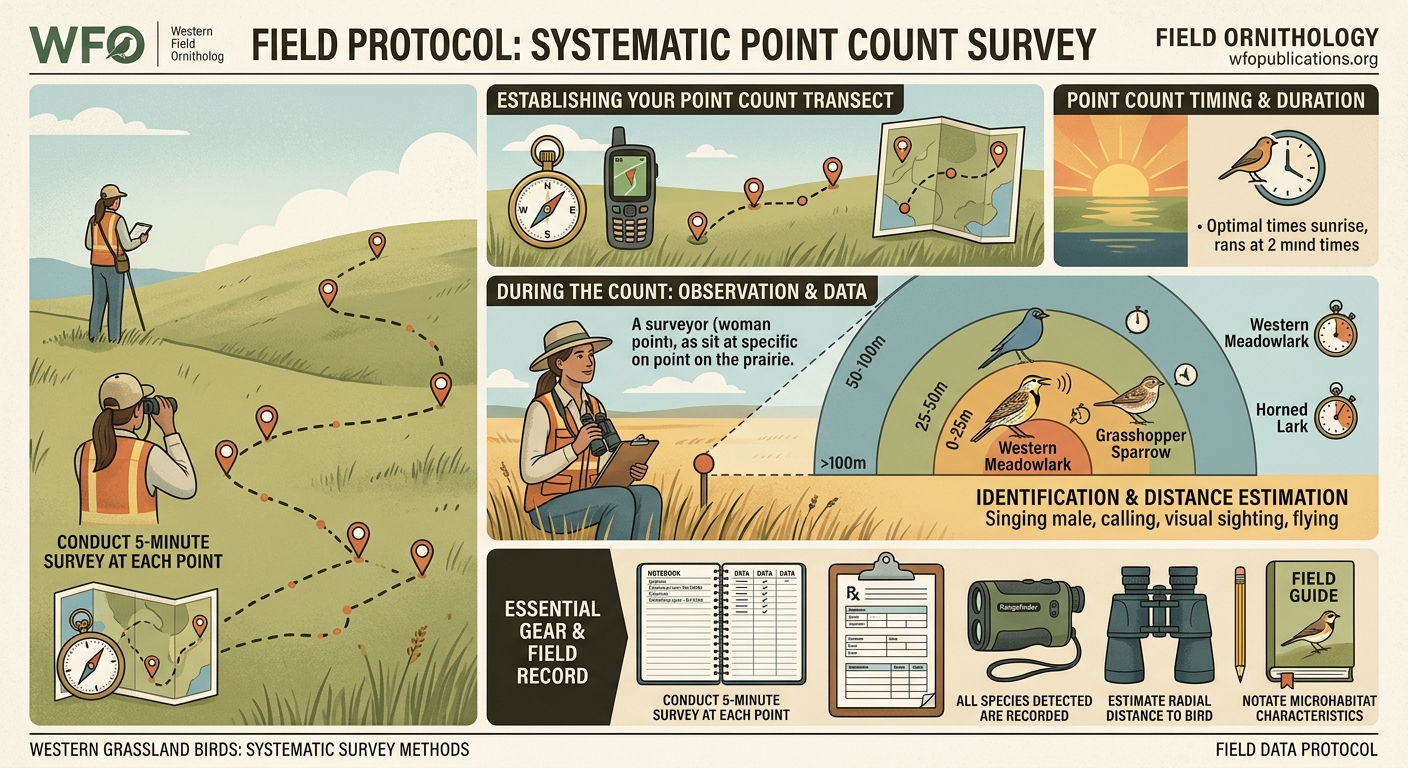 How to Conduct Systematic Point Count Surveys for Western Grassland Birds — image 2