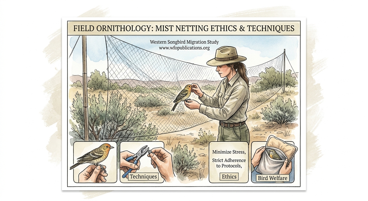 Mist Netting Ethics and Techniques for Studying Western Songbird Migration — image 2
