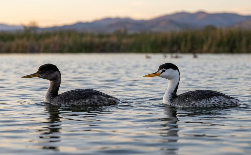How to Distinguish Between Western and Clark’s Grebes