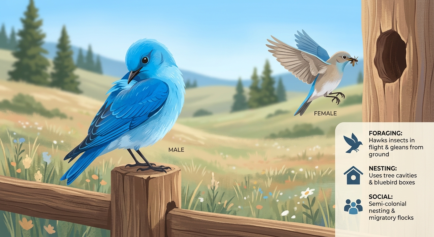 Mountain Bluebird Behavior: What Every Western Birder Should Know — image 1