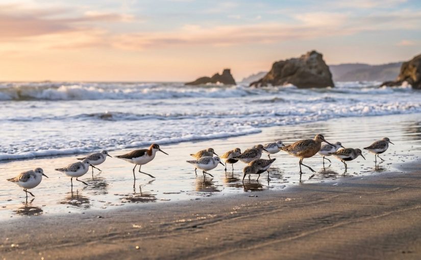Why Are Asian Shorebirds Turning Up on West Coast Beaches in Unprecedented Numbers?