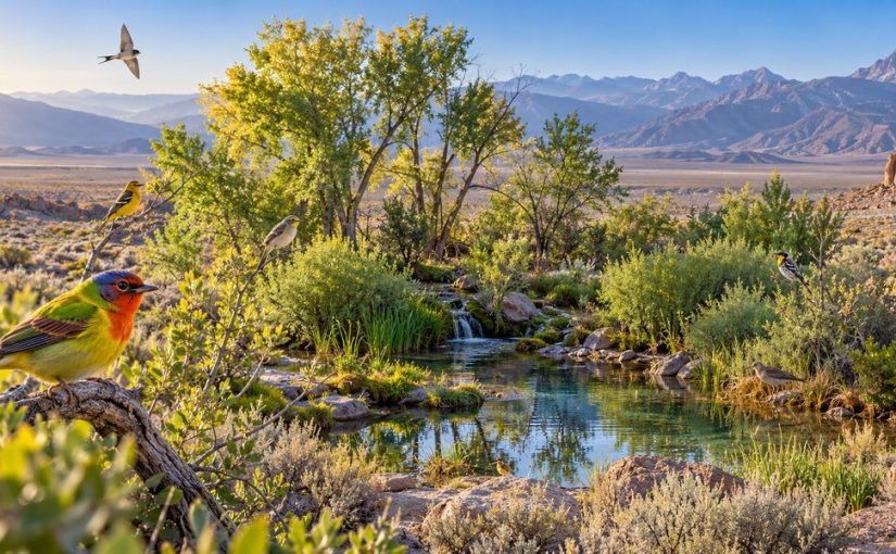How a Tiny Desert Oasis in Nevada Became a Magnet for Mega-Rarities in 2026
