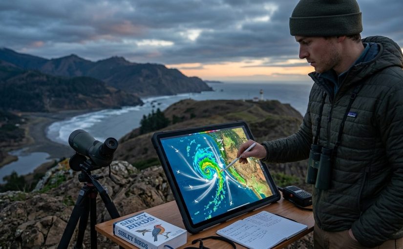 How to Decode Weather Radar for Predicting the Next Mega Rare Bird Arrival in the West